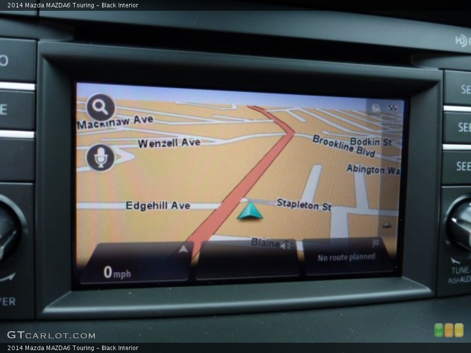 Black Interior Navigation for the 2014 Mazda MAZDA6 Touring #79979639