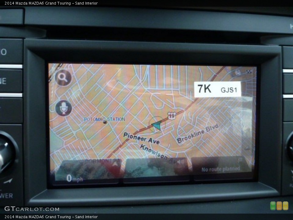 Sand Interior Navigation for the 2014 Mazda MAZDA6 Grand Touring #79980004