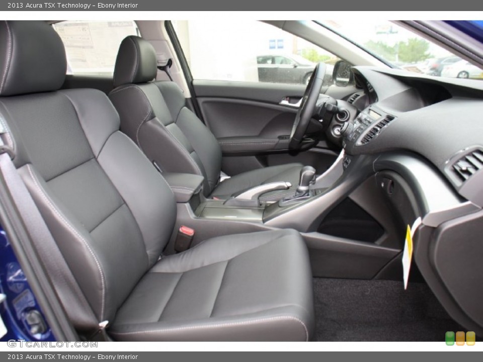 Ebony Interior Front Seat for the 2013 Acura TSX Technology #79980335