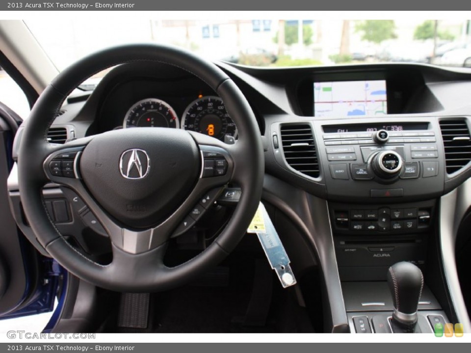 Ebony Interior Dashboard for the 2013 Acura TSX Technology #79980419