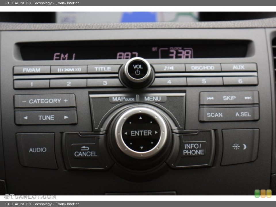 Ebony Interior Audio System for the 2013 Acura TSX Technology #79980491
