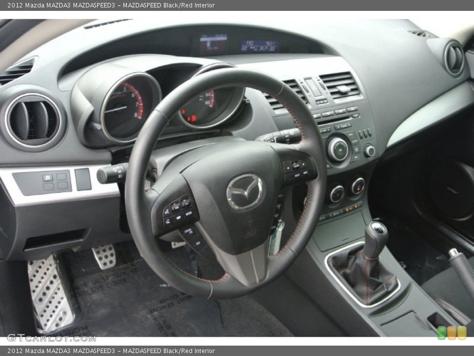 MAZDASPEED Black/Red Interior Dashboard for the 2012 Mazda MAZDA3 MAZDASPEED3 #79981619