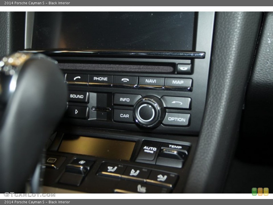 Black Interior Controls for the 2014 Porsche Cayman S #79983337