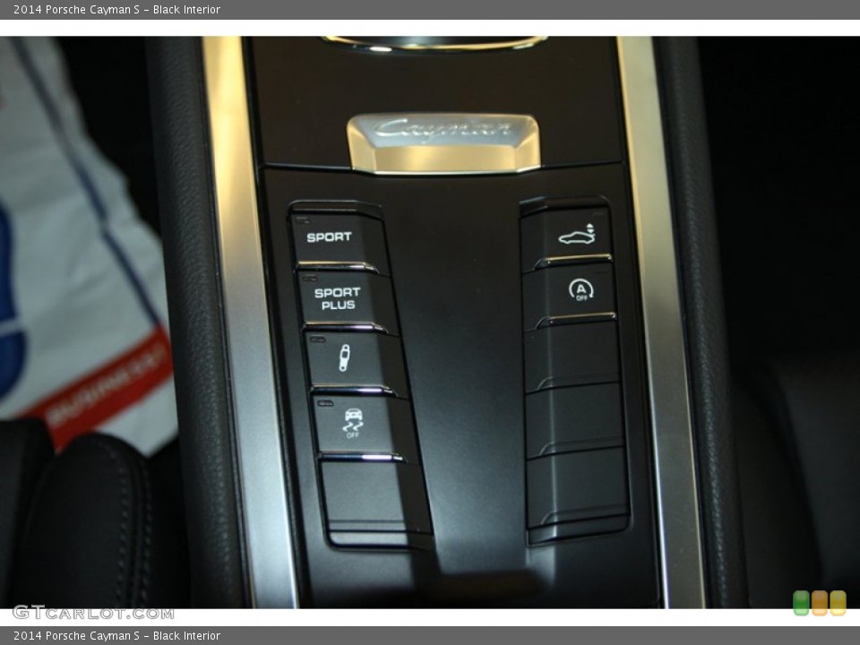 Black Interior Controls for the 2014 Porsche Cayman S #79983368