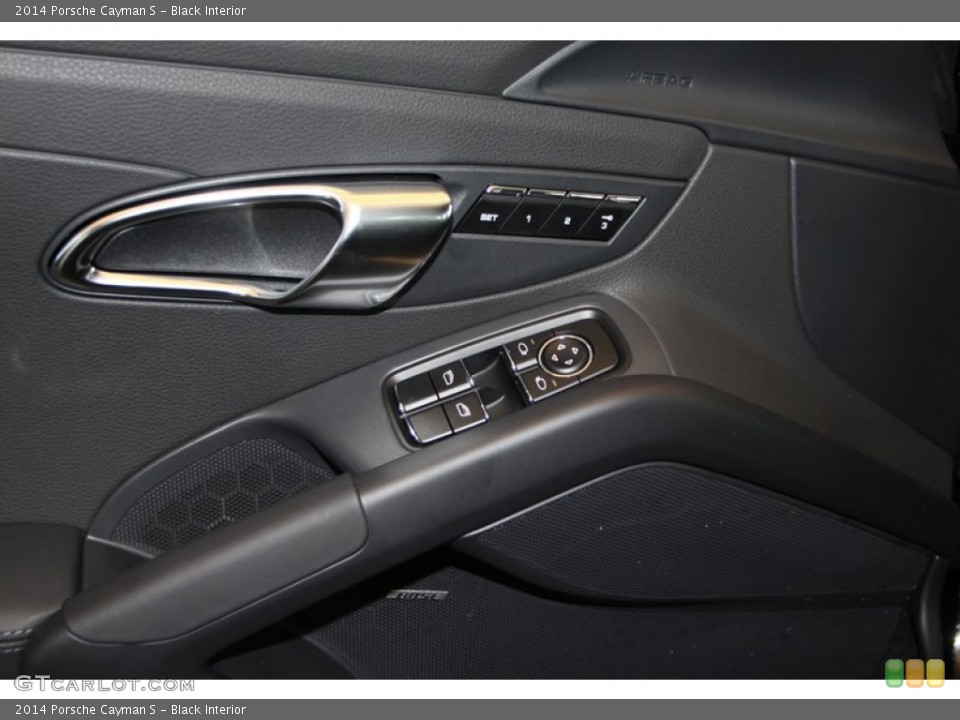 Black Interior Controls for the 2014 Porsche Cayman S #79983389