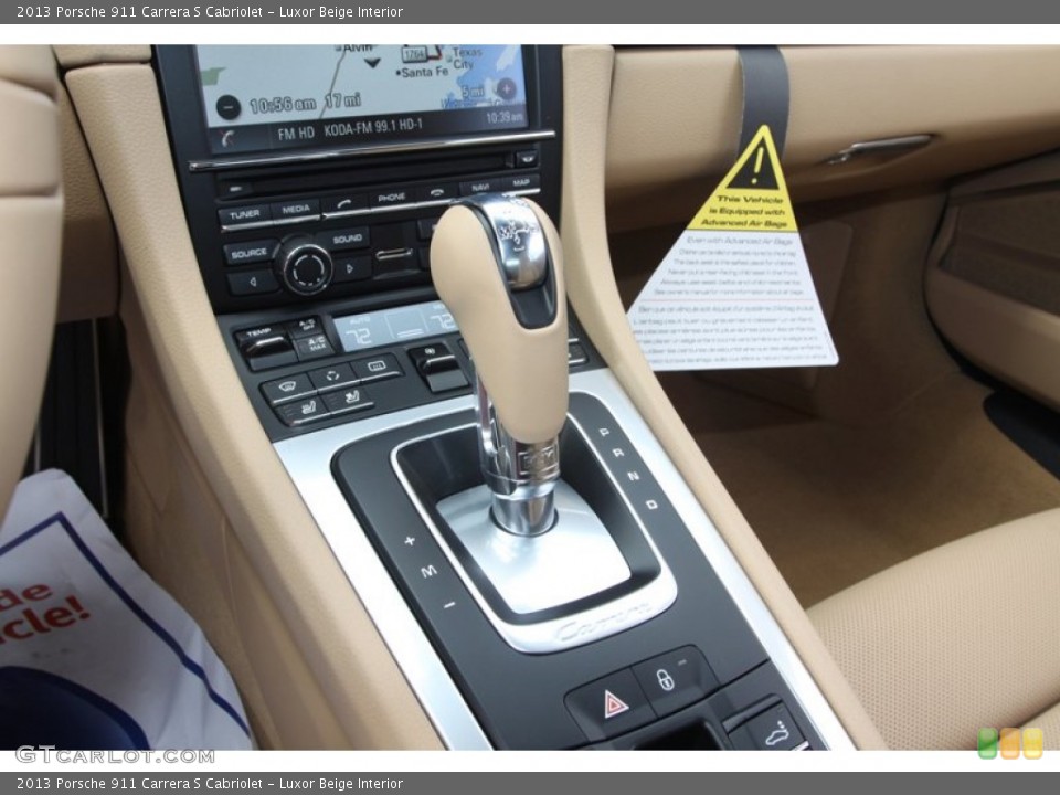 Luxor Beige Interior Transmission for the 2013 Porsche 911 Carrera S Cabriolet #79983800