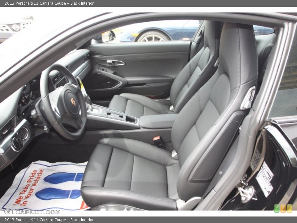 Black Interior Front Seat for the 2013 Porsche 911 Carrera Coupe #79984238