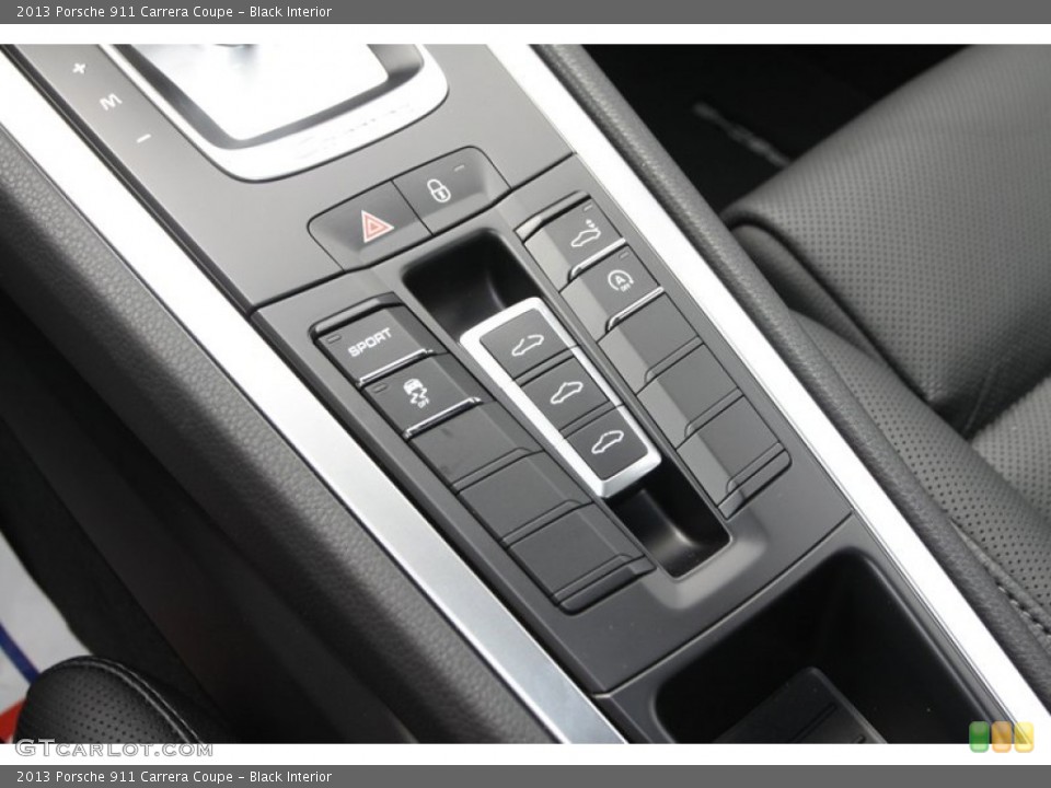Black Interior Controls for the 2013 Porsche 911 Carrera Coupe #79984264