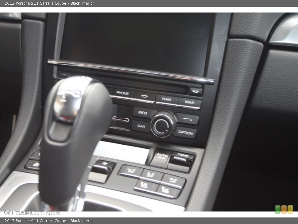 Black Interior Controls for the 2013 Porsche 911 Carrera Coupe #79984331