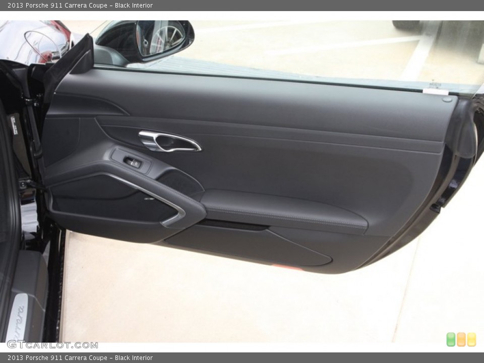 Black Interior Door Panel for the 2013 Porsche 911 Carrera Coupe #79984352