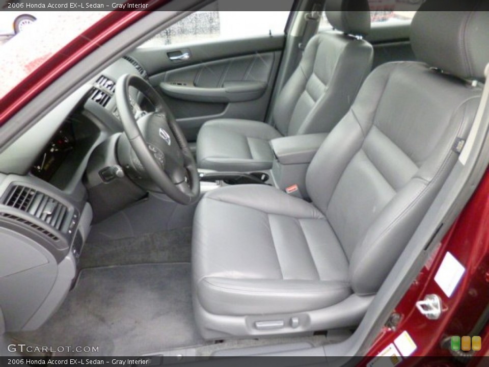 Gray Interior Front Seat for the 2006 Honda Accord EX-L Sedan #79984478