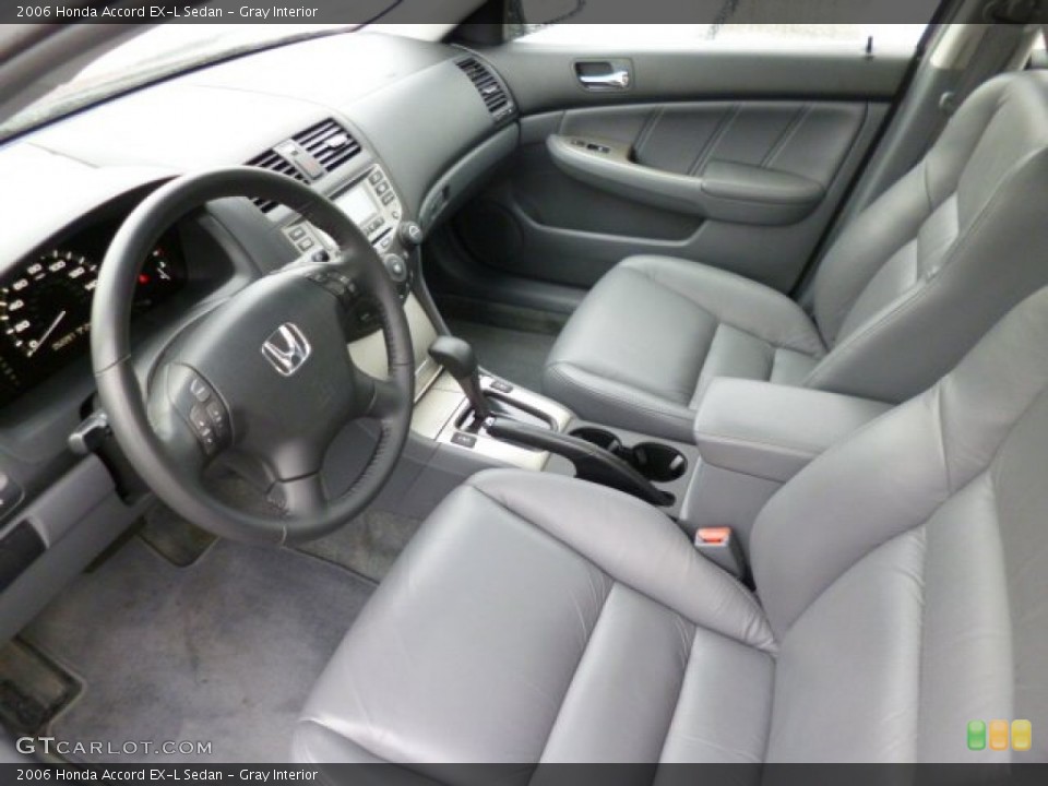 Gray Interior Photo for the 2006 Honda Accord EX-L Sedan #79984494