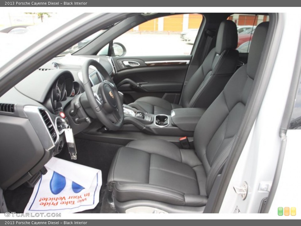Black Interior Front Seat for the 2013 Porsche Cayenne Diesel #79984764