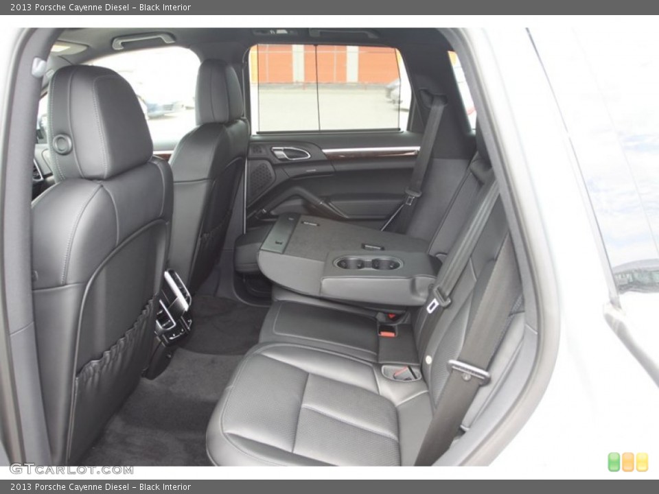 Black Interior Rear Seat for the 2013 Porsche Cayenne Diesel #79984823