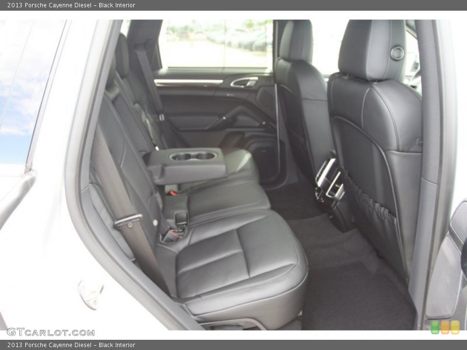Black Interior Rear Seat for the 2013 Porsche Cayenne Diesel #79984962