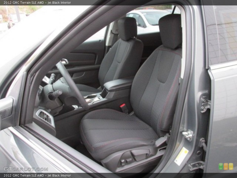 Jet Black Interior Front Seat for the 2012 GMC Terrain SLE AWD #79985514