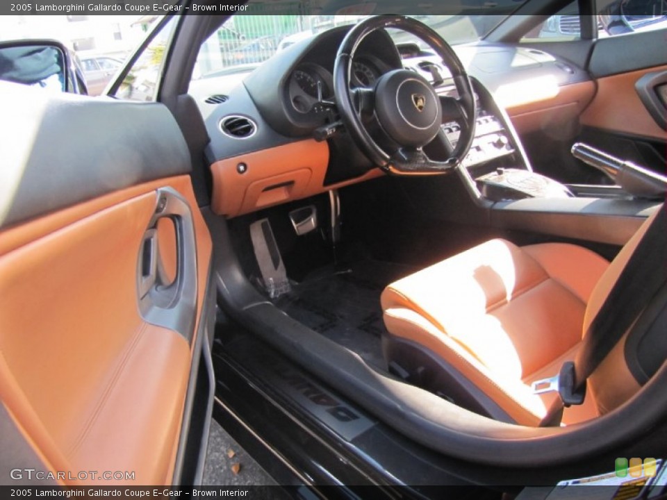 Brown Interior Photo for the 2005 Lamborghini Gallardo Coupe E-Gear #79987970