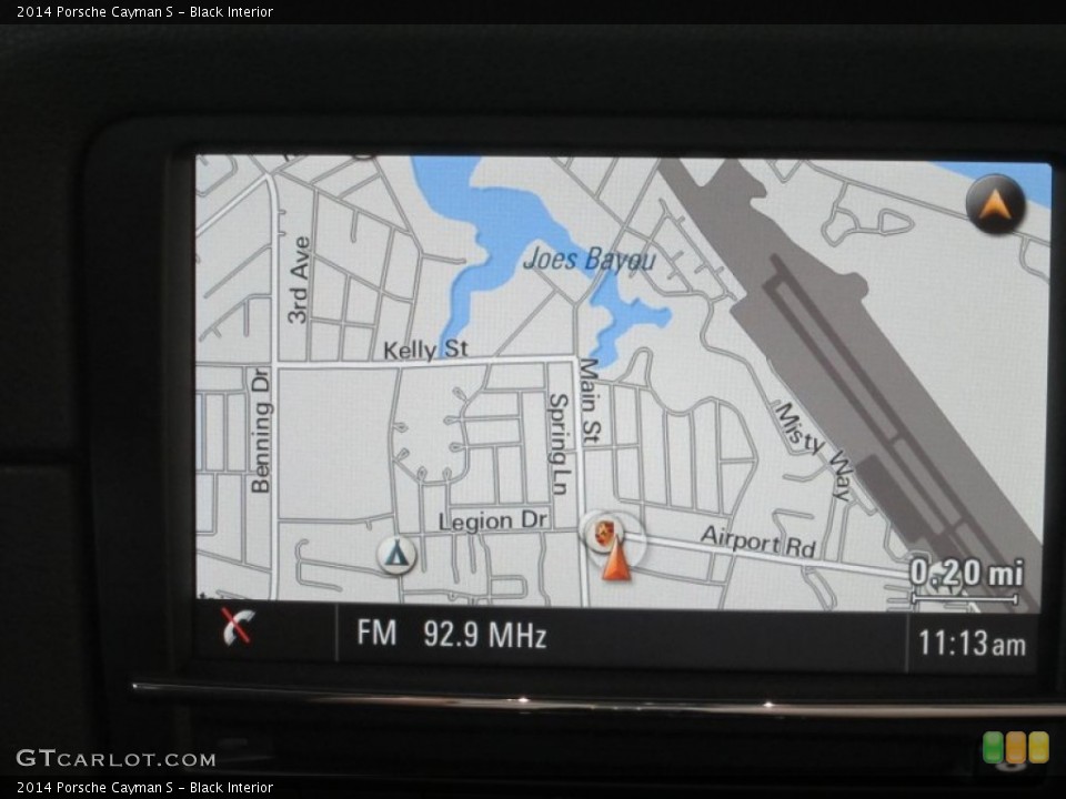 Black Interior Navigation for the 2014 Porsche Cayman S #79992576
