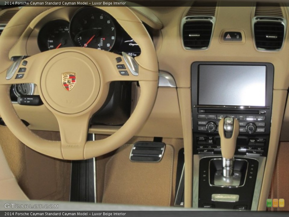Luxor Beige Interior Dashboard for the 2014 Porsche Cayman  #79993164