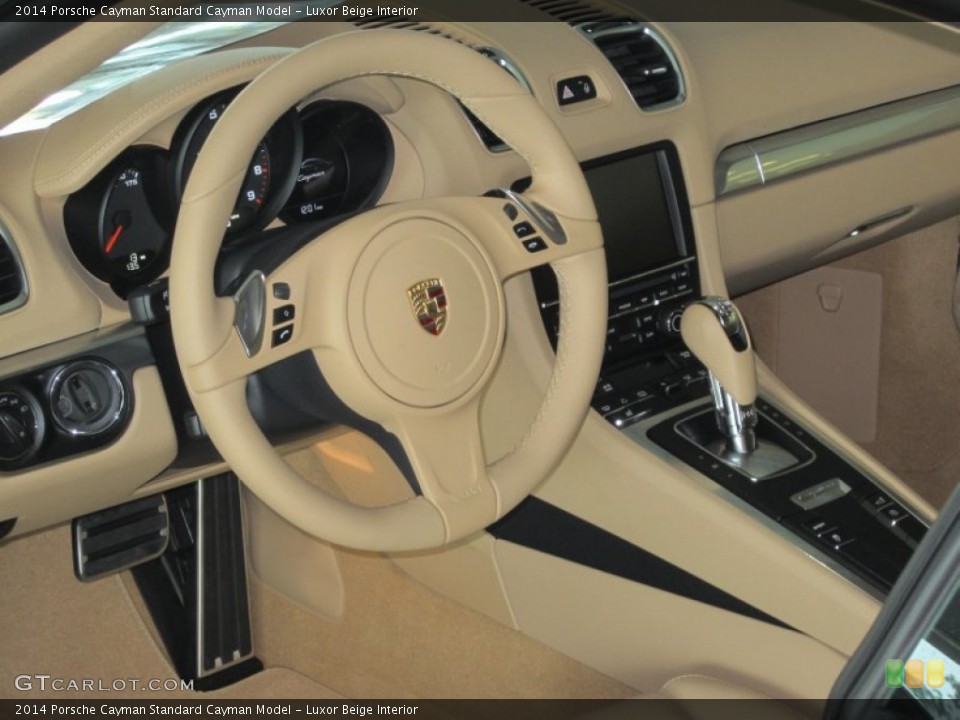 Luxor Beige Interior Dashboard for the 2014 Porsche Cayman  #79993183