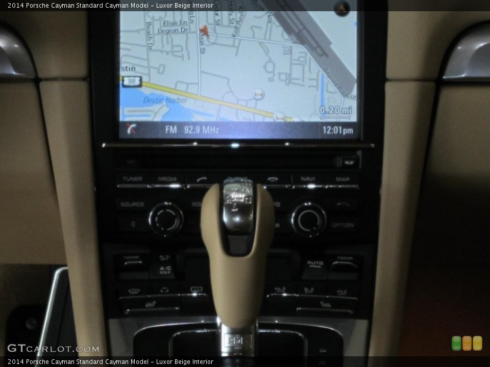 Luxor Beige Interior Navigation for the 2014 Porsche Cayman  #79993204