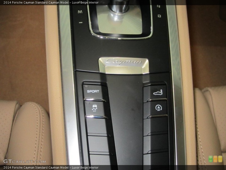 Luxor Beige Interior Controls for the 2014 Porsche Cayman  #79993304