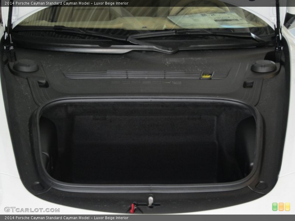 Luxor Beige Interior Trunk for the 2014 Porsche Cayman  #79993400