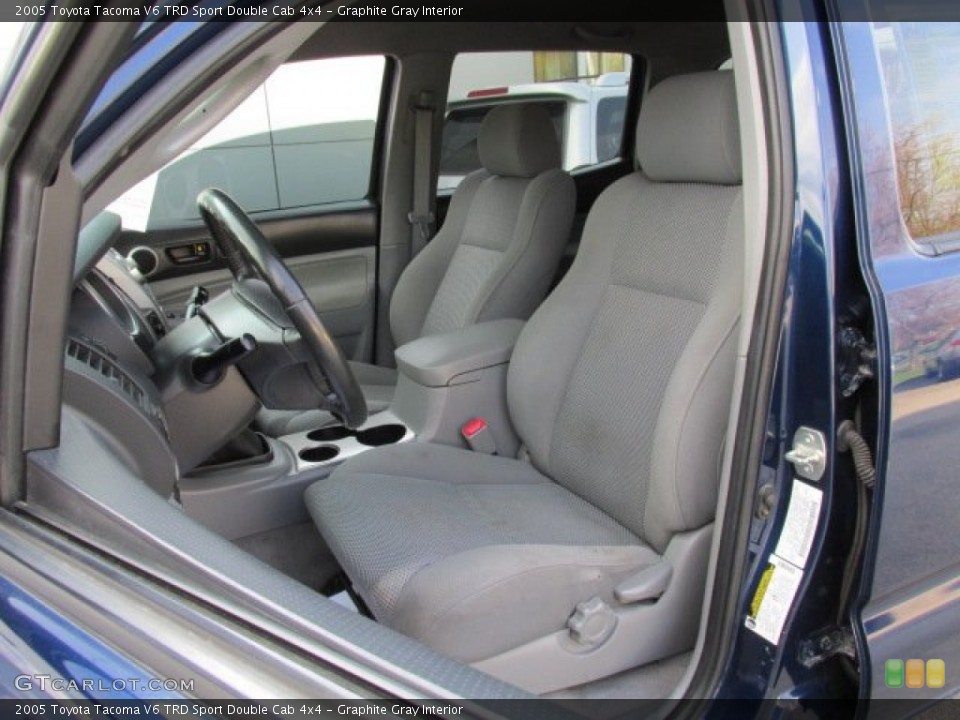 Graphite Gray Interior Photo for the 2005 Toyota Tacoma V6 TRD Sport Double Cab 4x4 #79995138