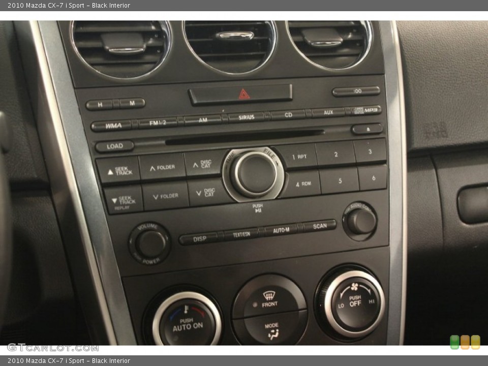 Black Interior Controls for the 2010 Mazda CX-7 i Sport #79997367