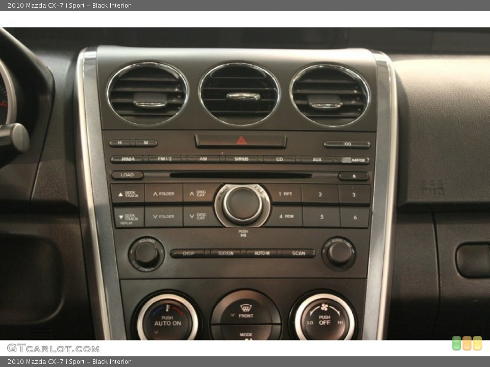 Black Interior Controls for the 2010 Mazda CX-7 i Sport #79997467