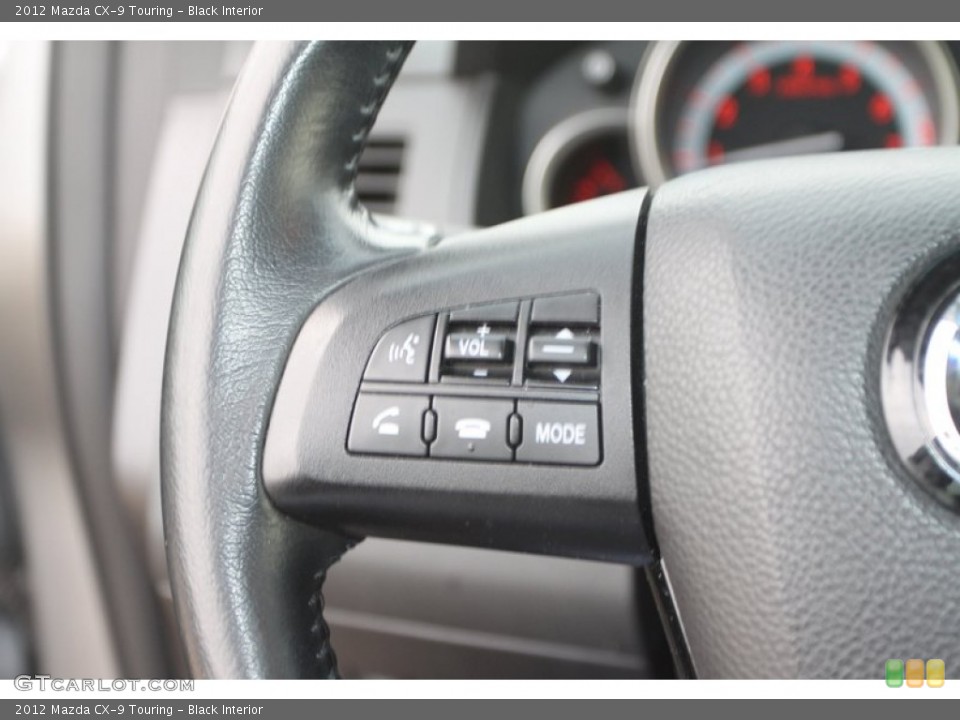Black Interior Controls for the 2012 Mazda CX-9 Touring #79999018