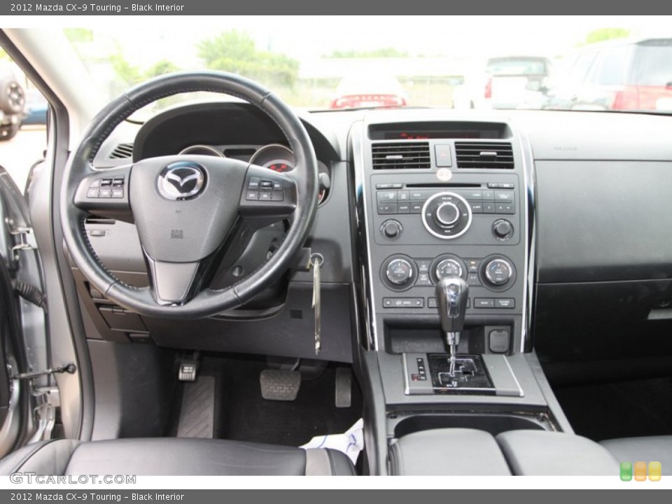 Black Interior Dashboard for the 2012 Mazda CX-9 Touring #79999106