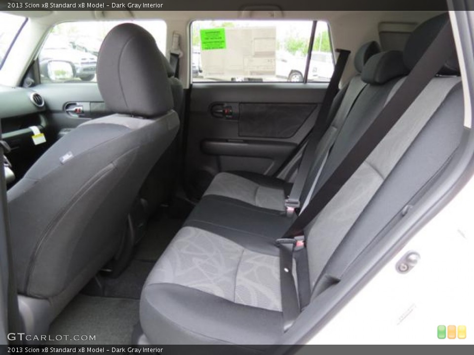 Dark Gray Interior Rear Seat for the 2013 Scion xB  #79999845
