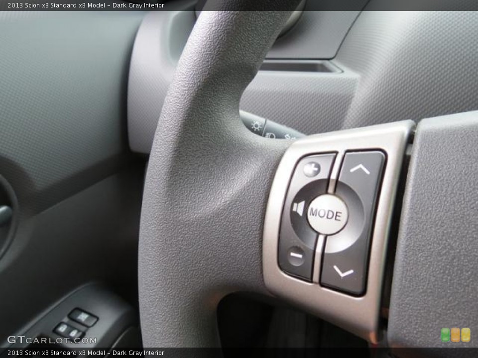 Dark Gray Interior Controls for the 2013 Scion xB  #79999977