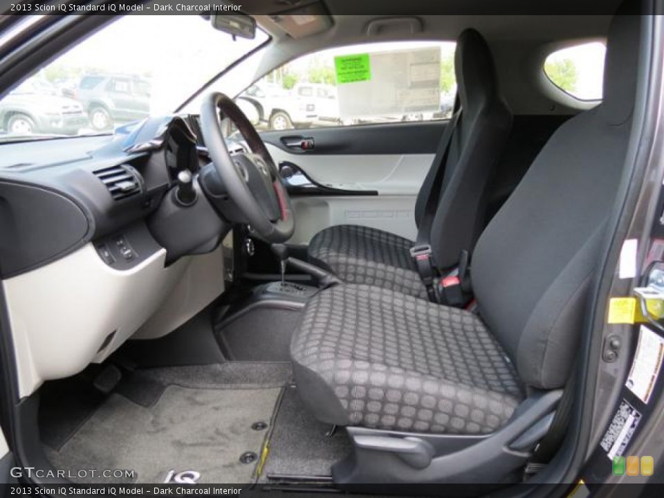 Dark Charcoal Interior Photo for the 2013 Scion iQ  #80000528