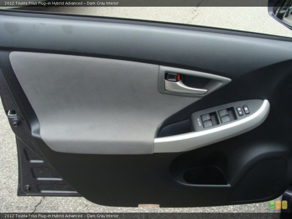 Dark Gray Interior Door Panel for the 2012 Toyota Prius Plug-in Hybrid Advanced #80000998