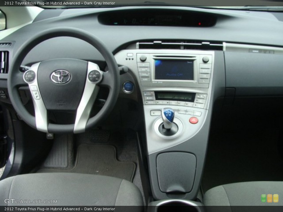 Dark Gray Interior Dashboard for the 2012 Toyota Prius Plug-in Hybrid Advanced #80001052