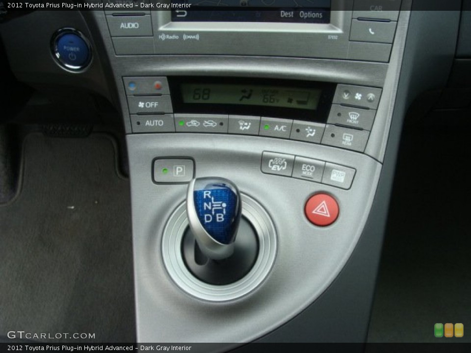 Dark Gray Interior Transmission for the 2012 Toyota Prius Plug-in Hybrid Advanced #80001107