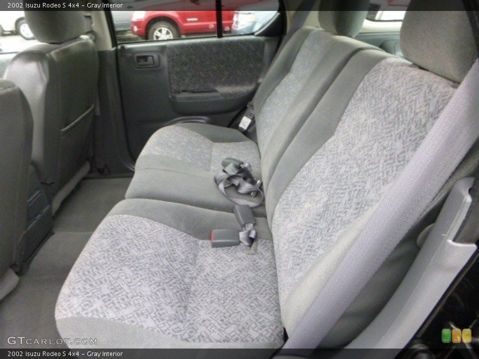 Gray Interior Rear Seat for the 2002 Isuzu Rodeo S 4x4 #80004323