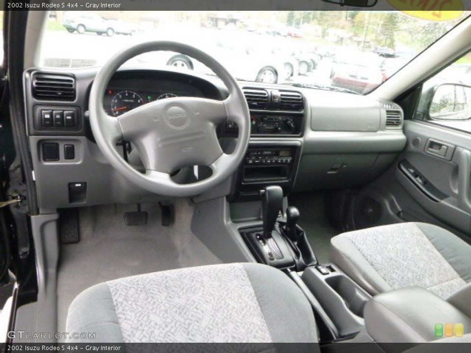 Gray Interior Prime Interior for the 2002 Isuzu Rodeo S 4x4 #80004338
