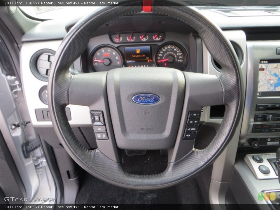 Raptor Black Interior Steering Wheel for the 2011 Ford F150 SVT Raptor SuperCrew 4x4 #80004653