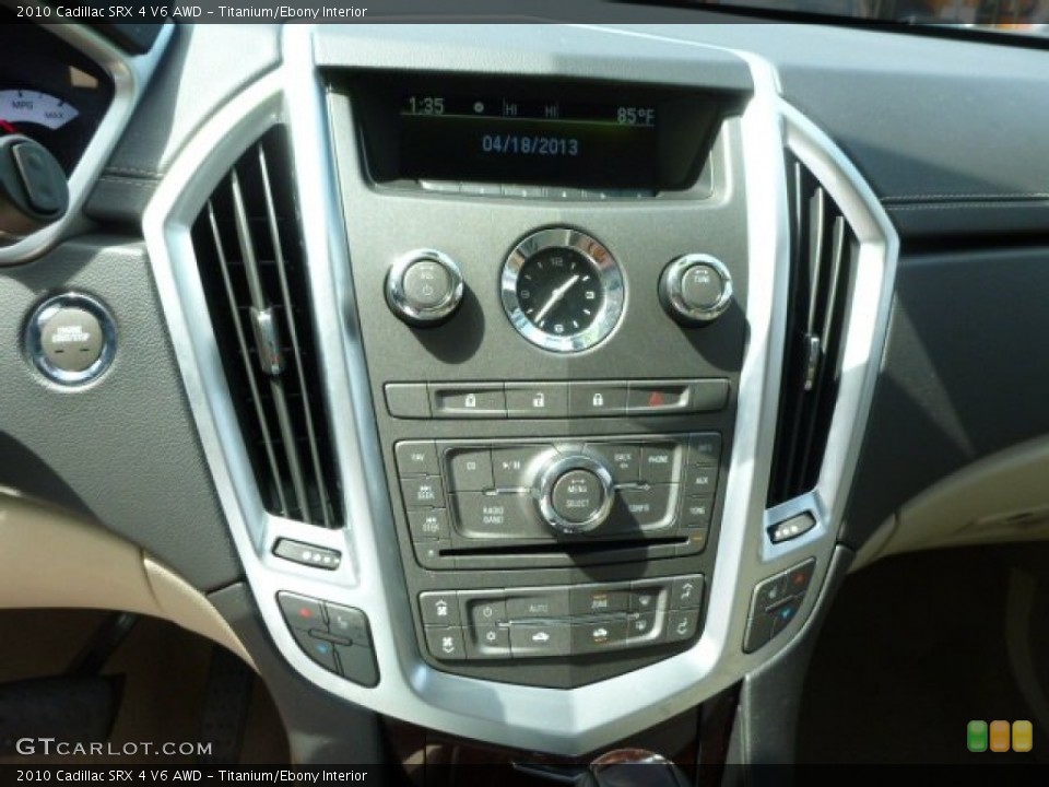 Titanium/Ebony Interior Controls for the 2010 Cadillac SRX 4 V6 AWD #80005001