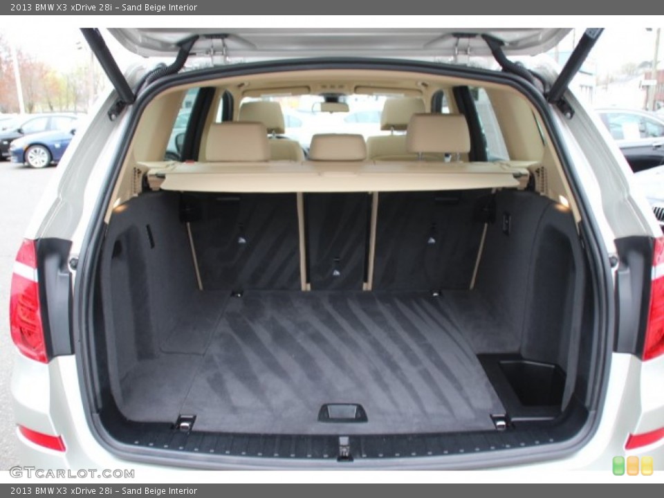 Sand Beige Interior Trunk for the 2013 BMW X3 xDrive 28i #80005916