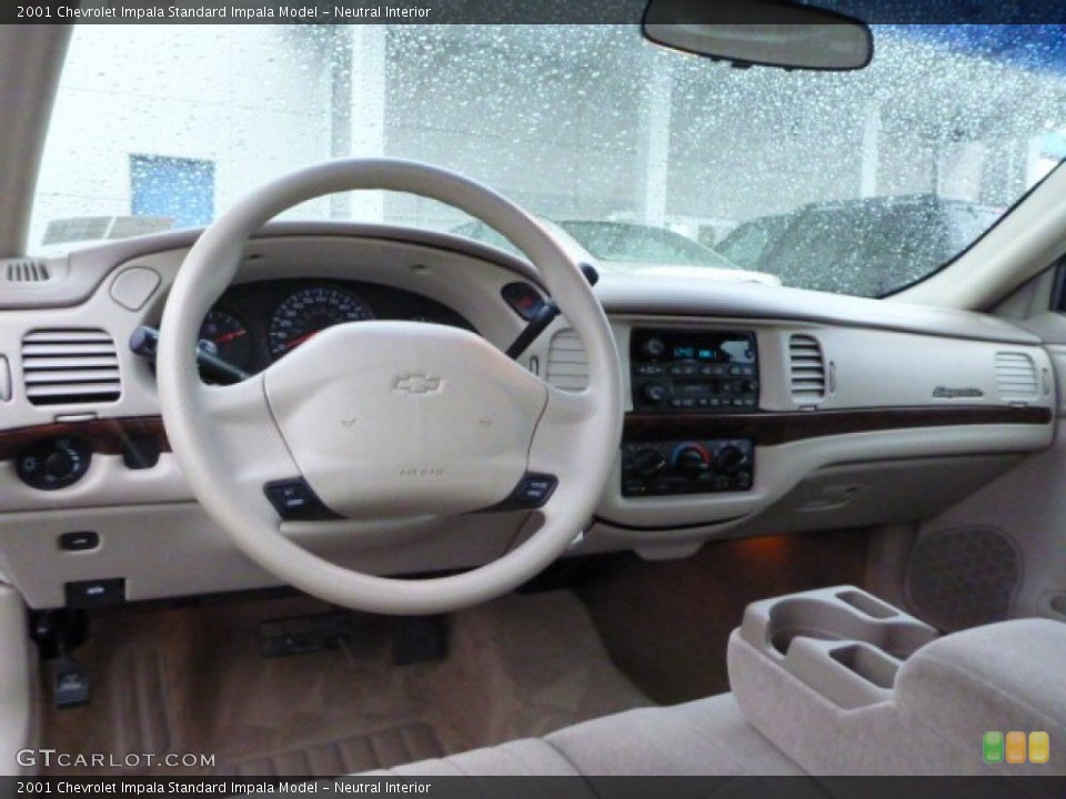 Neutral Interior Dashboard for the 2001 Chevrolet Impala  #80006788
