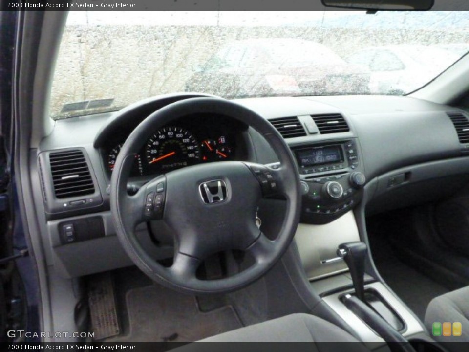 Gray Interior Dashboard for the 2003 Honda Accord EX Sedan #80007182