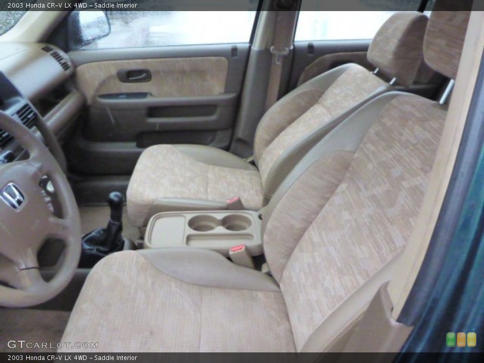 Saddle Interior Photo for the 2003 Honda CR-V LX 4WD #80007909