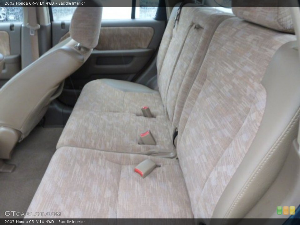 Saddle Interior Rear Seat for the 2003 Honda CR-V LX 4WD #80007923