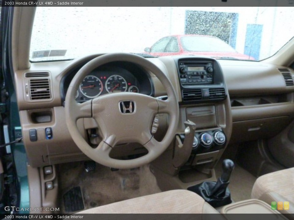 Saddle Interior Dashboard for the 2003 Honda CR-V LX 4WD #80007943