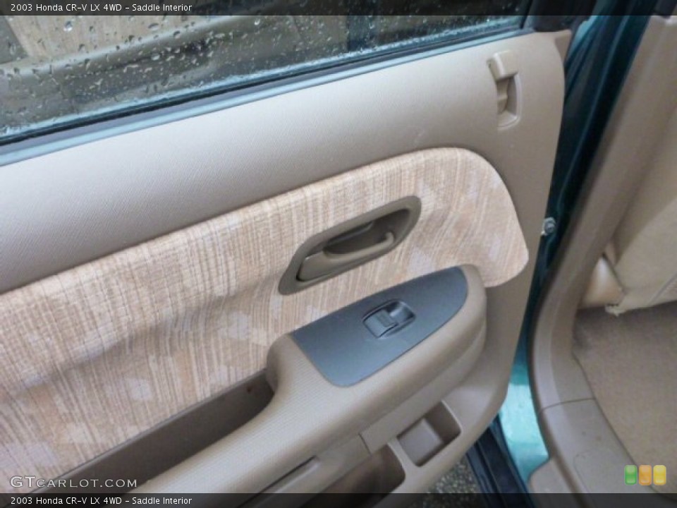 Saddle Interior Door Panel for the 2003 Honda CR-V LX 4WD #80007959