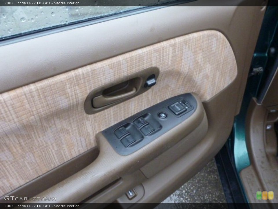 Saddle Interior Door Panel for the 2003 Honda CR-V LX 4WD #80007981